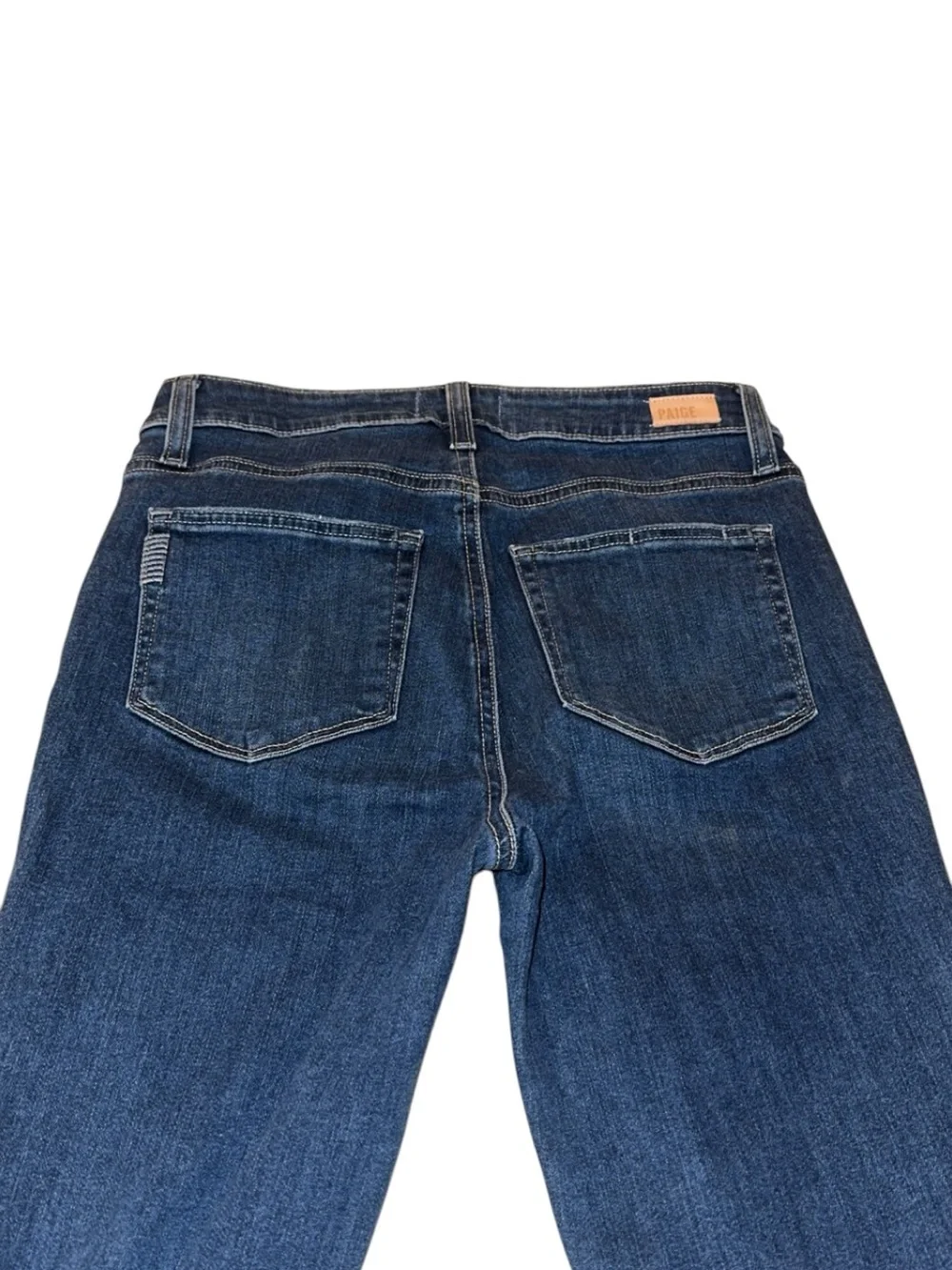 Paige‎ High Rise Laurel Canyon Dark Blue Bootcut Jeans Size 27